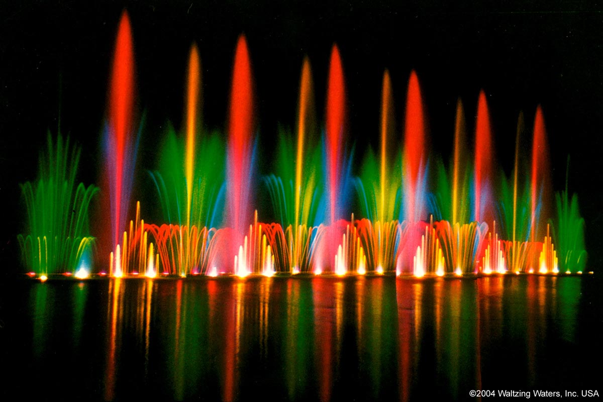 Theme Park Musical Water Fountain Display